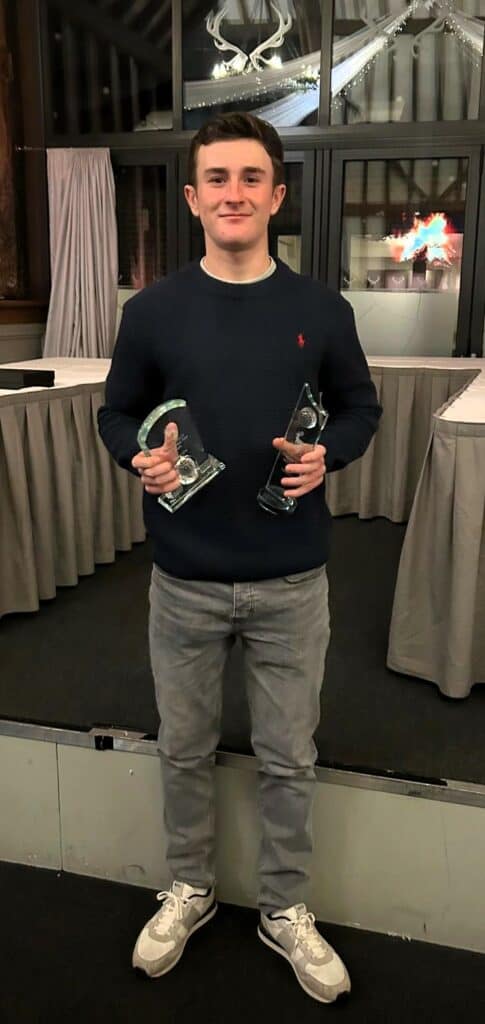 Harry Cox of Welwyn Garden City - Mens 1st Player of the Year, Boys Challenge Trophy winner 2024