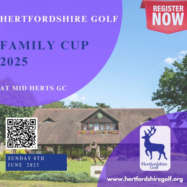 It's time to grab your partner for the Family Cup 2025!A 4BBB event with one person 17 or under & their partner 18 or over & related to each other, of any gender.

Maximum handicap index is 32.4 for both male and female

It's competitive yet fun, imagine winning with a member of your family!

The venue is midhertsgolfclub  on Sunday the 8th June

Entry is simple via link⬇️

https://www.golfgenius.com/pages/11346985151151219187

 hertfordshiregolf familygolf